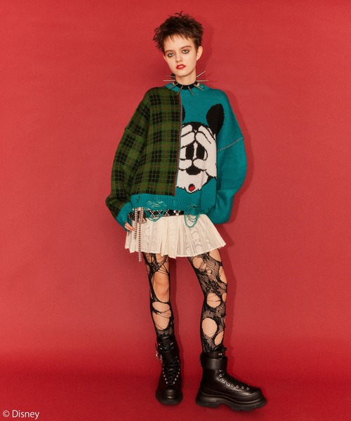 MICKEY MOUSE / COMBINED ニット