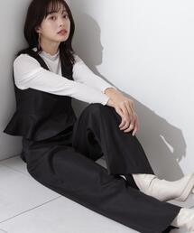 PROPORTION BODY DRESSING | ペプラムワイドパンツセットアップ / 1214140106(ワンピース)