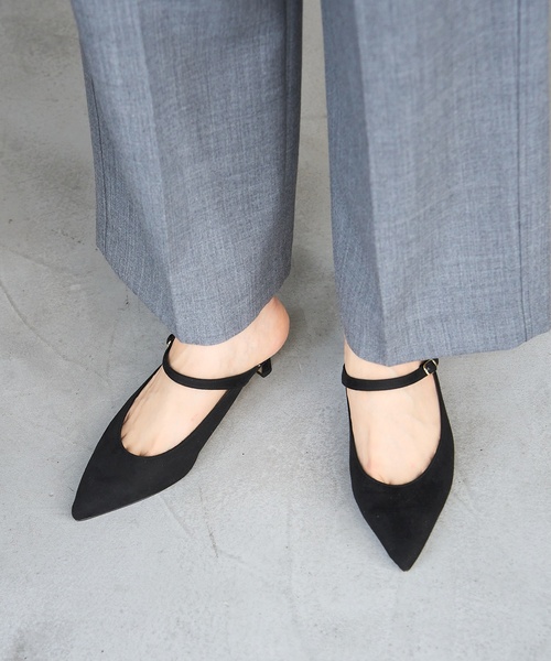 LE TALON(ルタロン)の「4.5cmストラップミュール(パンプス・レディース・ブラック/モスグリーン・X-LARGE/LARGE/MEDIUM/X-SMALL/SMALL)」の19枚目の写真