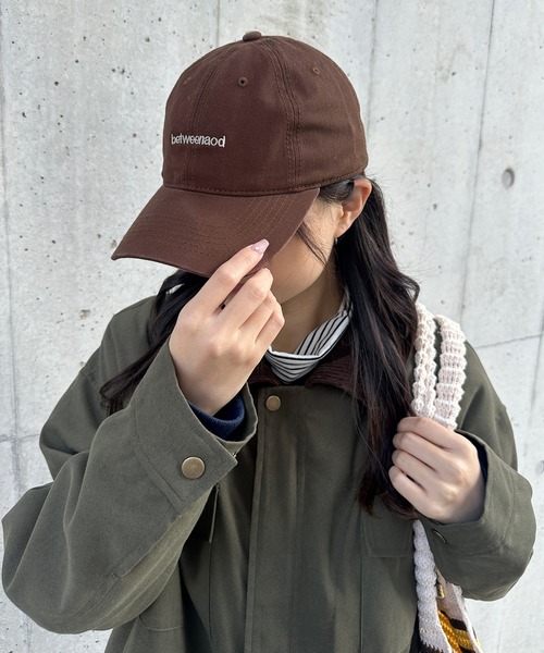 kutir(クティール)の「kutirlune/ロゴ刺繍キャップ②(キャップ・レディース・ブラック/ネイビー/ブラウン/グレー/レッド/グリーン/ライトホワイト/ベージュ・FREE)」の14枚目の写真