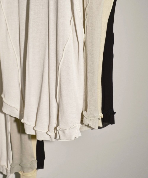 TODAYFUL（トゥデイフル）の「TODAYFUL　Sheer Crewneck Long T-shirts シアークルーネックロングTシャツ/12410608（Tシャツ/カットソー・レディース・ミント/ブラック/クリーム/キナリ・ONE SIZE）」の13枚目の写真