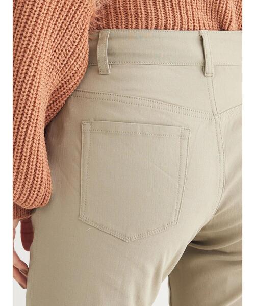 Green　Parks（グリーンパークス）の「裏起毛ストレッチスキニーパンツ（その他パンツ・レディース・ブラック/グレイッシュベージュ・S/M/L）」の10枚目の写真