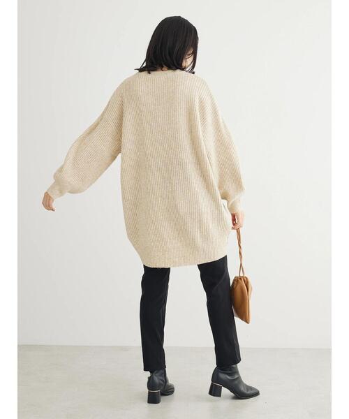 Green　Parks（グリーンパークス）の「裏起毛ストレッチスキニーパンツ（その他パンツ・レディース・ブラック/グレイッシュベージュ・S/M/L）」の8枚目の写真