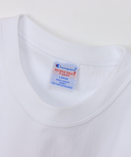 Champion(チャンピオン)の「【Champion/チャンピオン】メンズ リバースウィーブ(R) ショートスリーブTシャツ(Tシャツ/カットソー・メンズ・ホワイト/ネイビー/グリーン系その他2/オートミール/グレー/ブラック/ブルー系その他5/ブルー系その他/グリーン系その他3/ペールイエロー/アッシュグレー・MEDIUM/X-LARGE/LARGE/SMALL)」の14枚目の写真