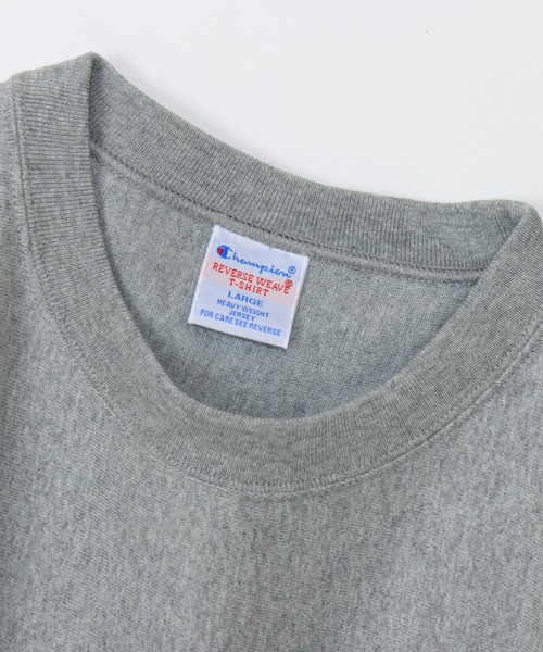 Champion(チャンピオン)の「【Champion/チャンピオン】メンズ リバースウィーブ(R) ショートスリーブTシャツ(Tシャツ/カットソー・メンズ・ホワイト/ネイビー/グリーン系その他2/オートミール/グレー/ブラック/ブルー系その他5/ブルー系その他/グリーン系その他3/ペールイエロー/アッシュグレー・MEDIUM/X-LARGE/LARGE/SMALL)」の22枚目の写真