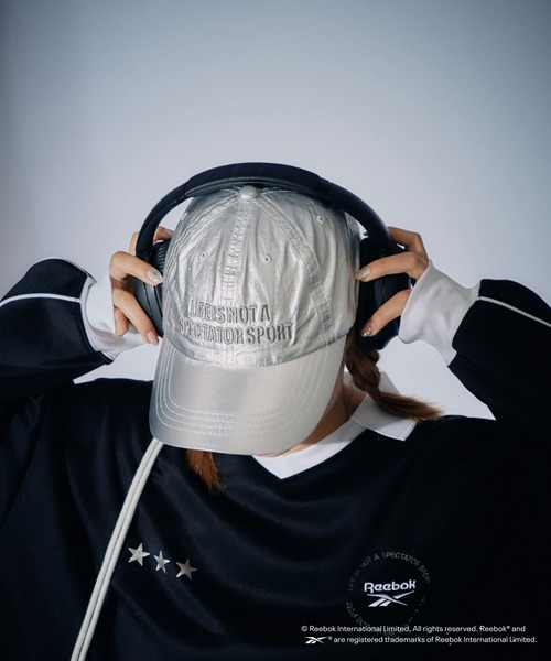 Reebok（リーボック）の「【Reebok別注】3D刺繍キャップ（キャップ・メンズ・シルバー/ブルー・ONE SIZE）」の13枚目の写真