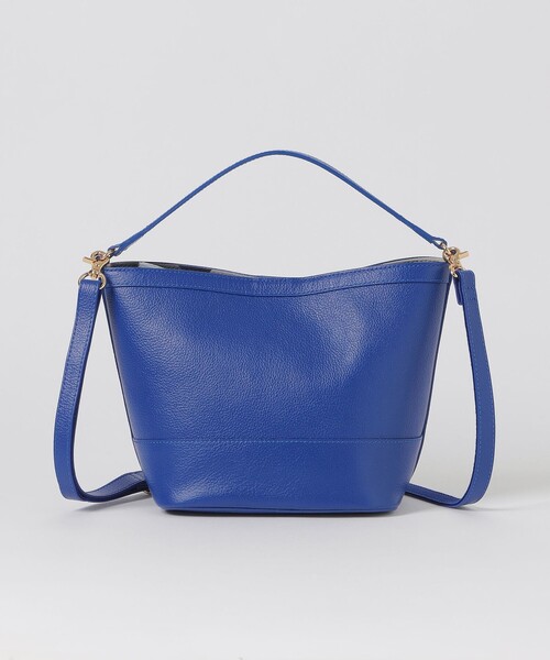 BLUE LABEL CRESTBRIDGE（ブルーレーベルクレストブリッジ）の「レザーバケットバッグ（ハンドバッグ・レディース・ライトブルー・FREE）」の4枚目の写真