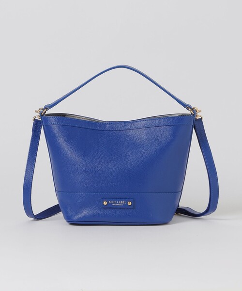 BLUE LABEL CRESTBRIDGE（ブルーレーベルクレストブリッジ）の「レザーバケットバッグ（ハンドバッグ・レディース・ライトブルー・FREE）」の5枚目の写真