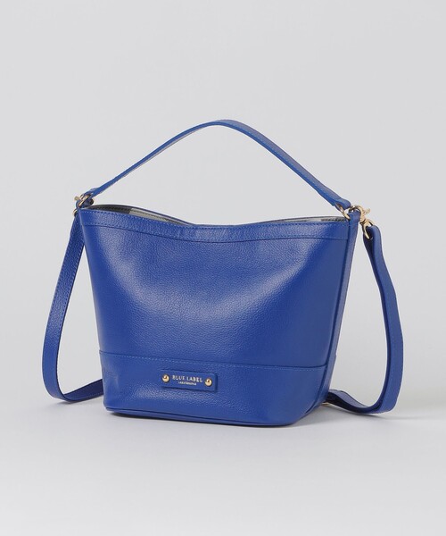 BLUE LABEL CRESTBRIDGE（ブルーレーベルクレストブリッジ）の「レザーバケットバッグ（ハンドバッグ・レディース・ライトブルー・FREE）」の7枚目の写真