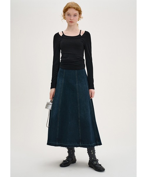 fano stuidos レイヤードトップス レイヤードデザイン ニットトップス FD24S341【Fano Studios