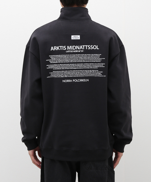 B.C STOCK（ベーセーストック）の「OLIVEDRAB ハーフジップスウェット