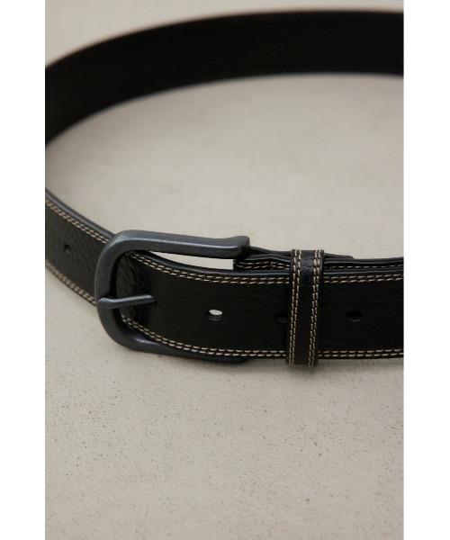 AZUL by moussy（アズールバイマウジー）の「ステッチレザーベルト（ベルト・メンズ・ブラック/ブラウン・FREE）」の11枚目の写真