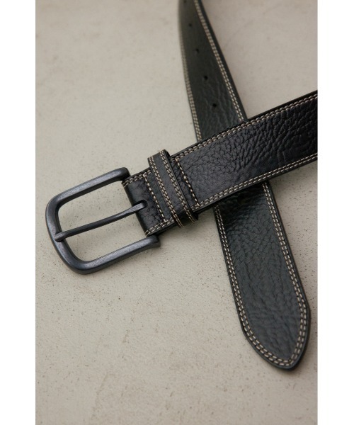 AZUL by moussy（アズールバイマウジー）の「ステッチレザーベルト（ベルト・メンズ・ブラック/ブラウン・FREE）」の10枚目の写真