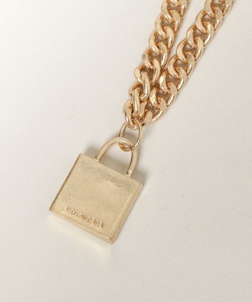 JEANASIS（ジーナシス）の「Thick Chain ネックレス/996724（ネックレス・レディース・シルバー/ゴールド・FREE）」の7枚目の写真