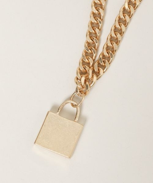 JEANASIS（ジーナシス）の「Thick Chain ネックレス/996724（ネックレス・レディース・シルバー/ゴールド・FREE）」の6枚目の写真