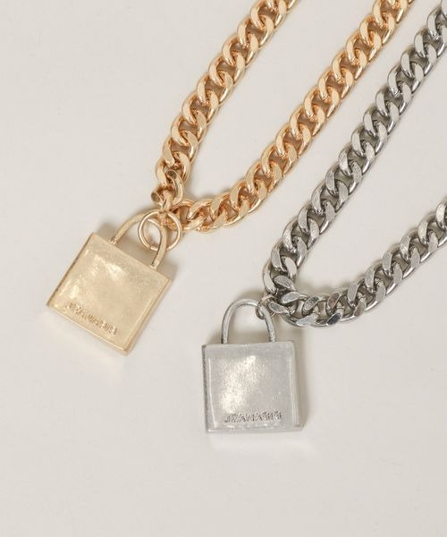JEANASIS（ジーナシス）の「Thick Chain ネックレス/996724（ネックレス・レディース・シルバー/ゴールド・FREE）」の4枚目の写真