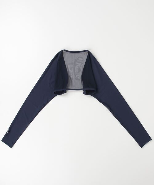 MUNSINGWEAR(マンシングウェア)の「UV ボレロ型アームカバー(アームカバー・レディース・ネイビー/ホワイト/ブラック・F)」の16枚目の写真