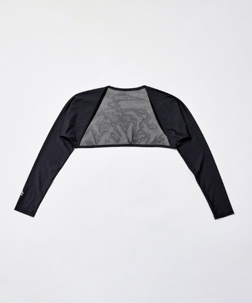 MUNSINGWEAR(マンシングウェア)の「UV ボレロ型アームカバー(アームカバー・レディース・ネイビー/ホワイト/ブラック・F)」の11枚目の写真