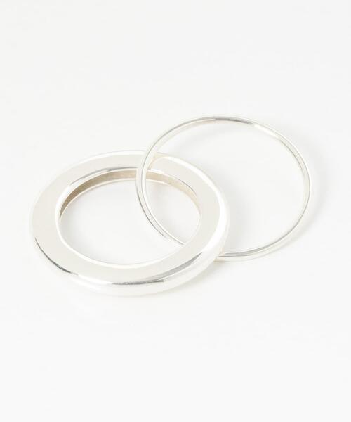 SMELLY（スメリー）の「SMELLY so’　double circle ring（リング・レディース・シルバー・11）」の12枚目の写真