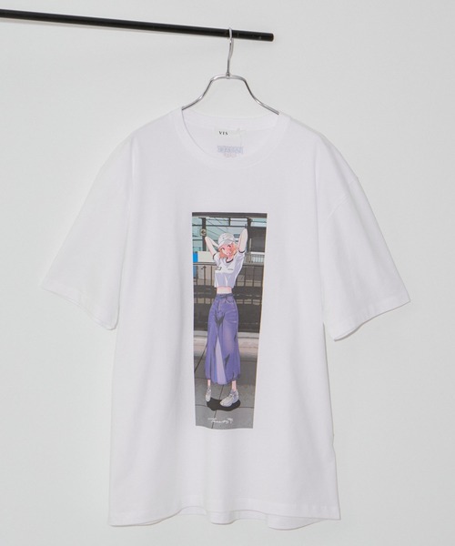 VIS(ビス)の「【tree13】アソートプリントTシャツ【洗える】(Tシャツ/カットソー・レディース・ホワイト系その他2/ホワイト/ホワイト系その他・FREE)」の2枚目の写真