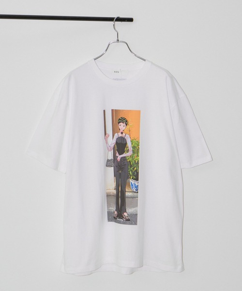 VIS(ビス)の「【tree13】アソートプリントTシャツ【洗える】(Tシャツ/カットソー・レディース・ホワイト系その他2/ホワイト/ホワイト系その他・FREE)」の1枚目の写真