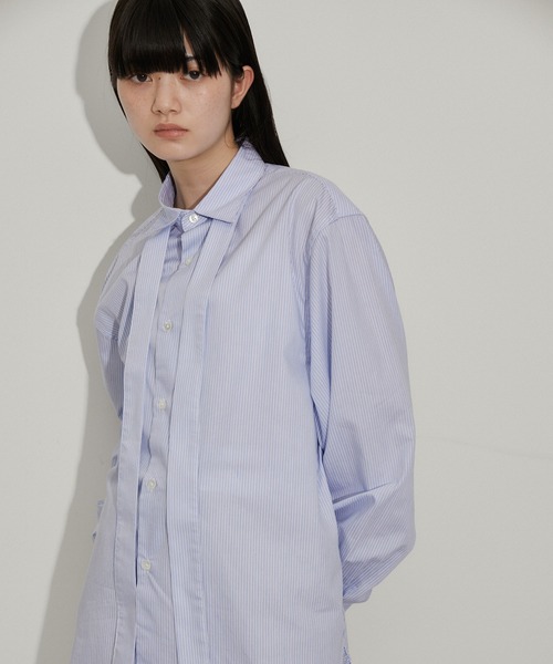 【セール】ルーズシルエット ボウタイ シャツ / ロングシーズン着用可能 / 2WAY /ユニセックス（シャツ/ブラウス）｜ADAM ET ROPE'（アダムエロペ） mdprevattcaulkingandwaterproofing.com