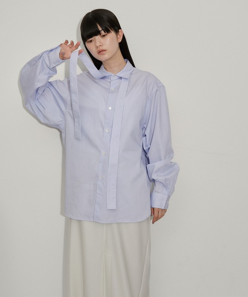 【セール】ルーズシルエット ボウタイ シャツ / ロングシーズン着用可能 / 2WAY /ユニセックス（シャツ/ブラウス）｜ADAM ET ROPE'（アダムエロペ） mdprevattcaulkingandwaterproofing.com