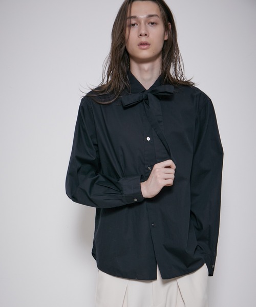 【セール】ルーズシルエット ボウタイ シャツ / ロングシーズン着用可能 / 2WAY /ユニセックス（シャツ/ブラウス）｜ADAM ET ROPE'（アダムエロペ） mdprevattcaulkingandwaterproofing.com