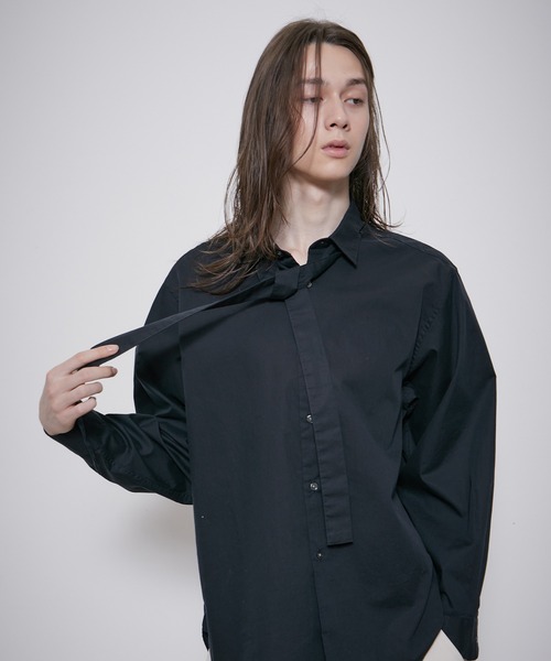 【セール】ルーズシルエット ボウタイ シャツ / ロングシーズン着用可能 / 2WAY /ユニセックス（シャツ/ブラウス）｜ADAM ET ROPE'（アダムエロペ） mdprevattcaulkingandwaterproofing.com