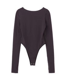 WRINKLED JERSEY BODY SUIT TOP