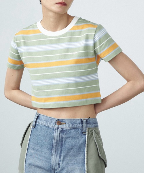 セール】WRANGLER/ラングラー クロップドボーダー ショート