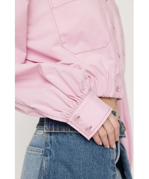 SLY（スライ）の「WAIST BAND CROPPED SH ウエスト バンド クロップド
