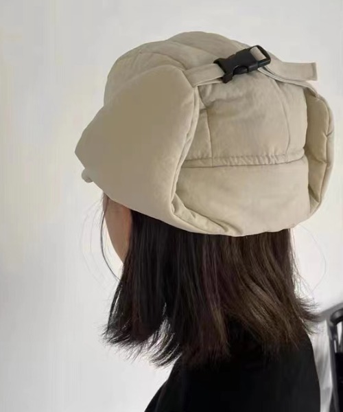 almo（アルモ）の「中綿フライトCAP【YC】（キャップ・レディース・ブラック/アイボリー/カーキ・FREE）」の5枚目の写真