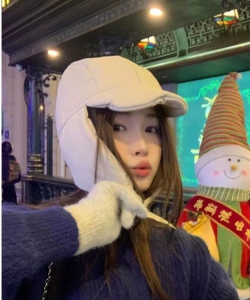 almo（アルモ）の「中綿フライトCAP【YC】（キャップ・レディース・ブラック/アイボリー/カーキ・FREE）」の8枚目の写真