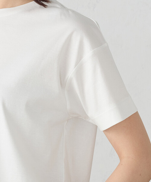 COMME CA ISM(コムサイズム)の「クロップト丈 Tシャツ(Tシャツ/カットソー・レディース・ホワイト/カーキ/ブラック・LARGE/MEDIUM)」の16枚目の写真