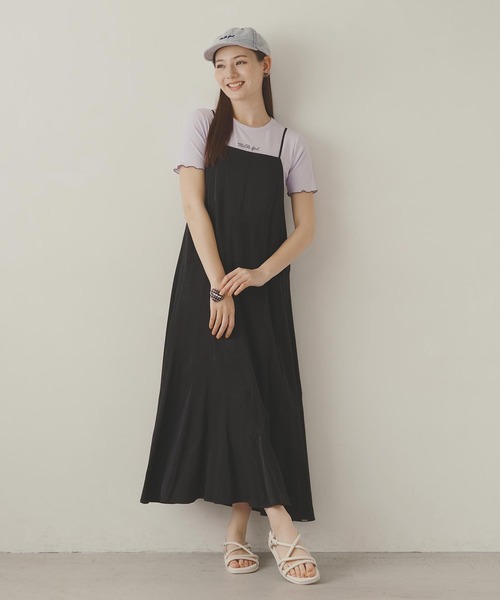 MILKFED.（ミルクフェド）の「PLAID CAMISOLE DRESS（ワンピース・レディース・ブラック/ベージュ/ライトブルー・ONE SIZE）」の13枚目の写真