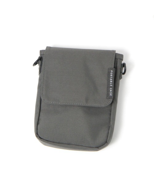 LAKOLE（ラコレ）の「ポータブルケース(ミニ) / 110448（ポーチ・レディース・アイボリー/チャコール・FREE）」の2枚目の写真