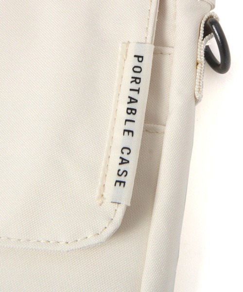 LAKOLE（ラコレ）の「ポータブルケース(ミニ) / 110448（ポーチ・レディース・アイボリー/チャコール・FREE）」の12枚目の写真