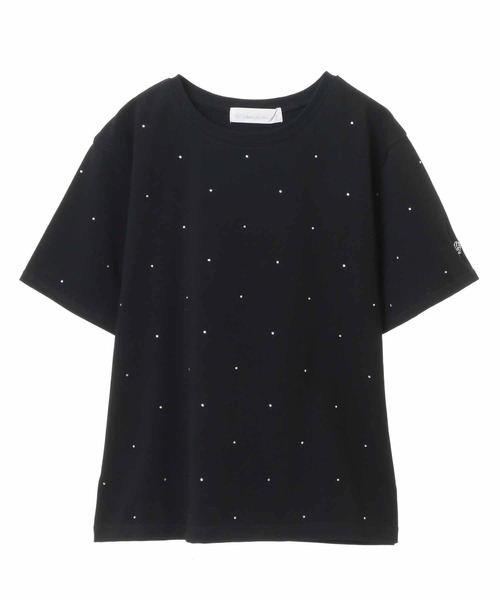 31 Sons de mode（トランテアン　ソン　ドゥ　モード）の「【15th Anniversary】ラインストーンＴシャツ（Tシャツ/カットソー・レディース・オフホワイト/ピンク/ブラック・36）」の15枚目の写真