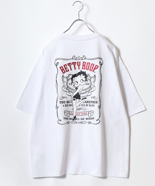 ベティー（ベティ） ブープ　betty boop　半袖Ｔシャツ　ユニセックス　大きめ　ＸＬサイズ　ビッグフェイス　ポリエステルTシャツ　アメリカ直輸入　 セール】別注 BETTY BOOP（ベティー ブープ）キャラクター