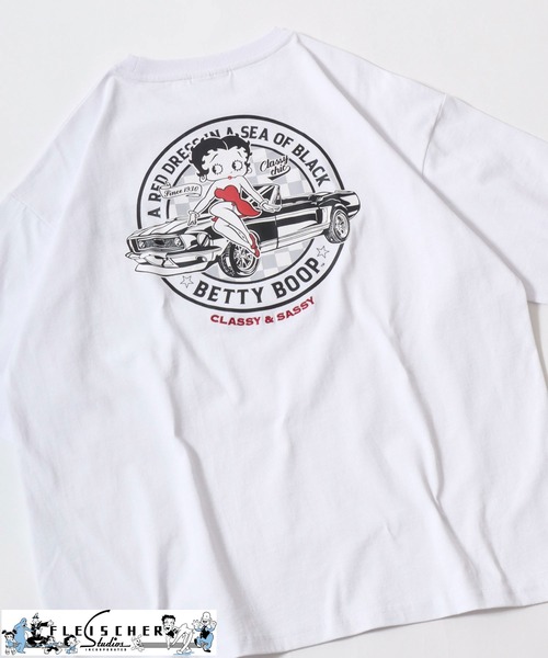 BETTY BOOP（ベティ・ブープ）の「別注 BETTY BOOP（ベティー ブープ）キャラクタープリントTシャツ メンズ レディース ユニセックス（Tシャツ/カットソー・メンズ・ホワイト/ホワイト系その他/ブラック系その他/ブラック/ブラック系その他3/ブラック系その他4/ホワイト系その他4/ブラック系その他2/ホワイト系その他2/ホワイト系その他3/ブラック系その他6/ブラック系その他7/ブラック系/ホワイト系その他5/ホワイト系その他6/ホワイト系その他7/ホワイト系/ブラック系その他5・M/L/LL）」の8枚目の写真