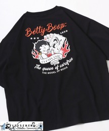 BETTY BOOP（ベティ・ブープ）の「別注 BETTY BOOP（ベティー ブープ）キャラクタープリントTシャツ メンズ レディース ユニセックス（Tシャツ/カットソー）」