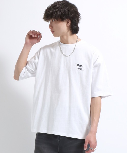 BETTY BOOP（ベティ・ブープ）の「別注 BETTY BOOP（ベティー ブープ）キャラクタープリントTシャツ メンズ レディース ユニセックス（Tシャツ/カットソー・メンズ・ホワイト/ホワイト系その他/ブラック系その他/ブラック/ブラック系その他3/ブラック系その他4/ホワイト系その他4/ブラック系その他2/ホワイト系その他2/ホワイト系その他3・M/L/LL）」の15枚目の写真