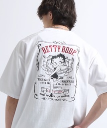 BETTY BOOP（ベティ・ブープ）の「別注 BETTY BOOP（ベティー ブープ）キャラクタープリントTシャツ メンズ レディース ユニセックス（Tシャツ/カットソー）」
