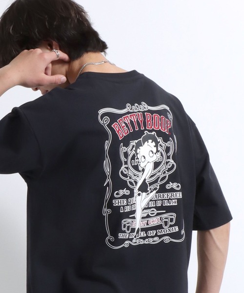 BETTY BOOP（ベティ・ブープ）の「別注 BETTY BOOP（ベティー ブープ）キャラクタープリントTシャツ メンズ レディース ユニセックス（Tシャツ/カットソー・メンズ・ホワイト/ホワイト系その他/ブラック系その他/ブラック/ブラック系その他3/ブラック系その他4/ホワイト系その他4/ブラック系その他2/ホワイト系その他2/ホワイト系その他3・M/L/LL）」の11枚目の写真