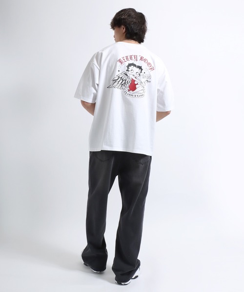 BETTY BOOP（ベティ・ブープ）の「別注 BETTY BOOP（ベティー ブープ）キャラクタープリントTシャツ メンズ レディース ユニセックス（Tシャツ/カットソー・メンズ・ホワイト/ホワイト系その他/ブラック系その他/ブラック/ブラック系その他3/ブラック系その他4/ホワイト系その他4/ブラック系その他2/ホワイト系その他2/ホワイト系その他3・M/L/LL）」の18枚目の写真