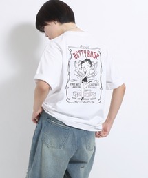 BETTY BOOP（ベティ・ブープ）の「別注 BETTY BOOP（ベティー ブープ）キャラクタープリントTシャツ メンズ レディース ユニセックス（Tシャツ/カットソー）」