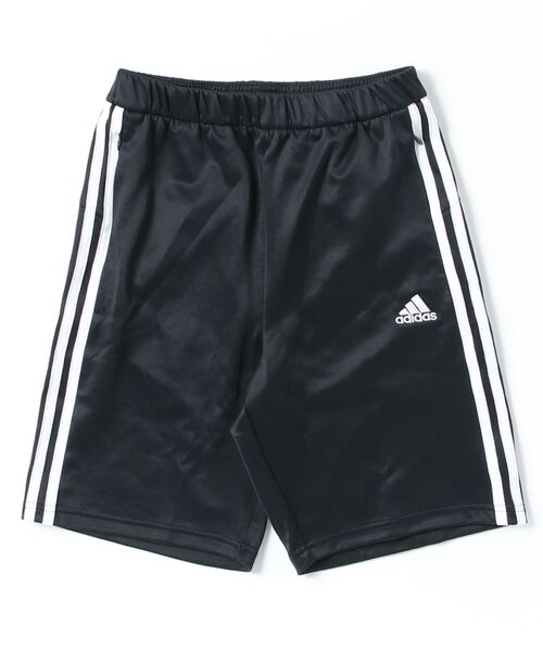 adidas（アディダス）の「アディダス adidas W MH 3ST ハーフパンツ（その他パンツ・レディース・ブラック×ホワイト/ネイビー/ブラック×ブラック・S/M/L/XL）」の2枚目の写真