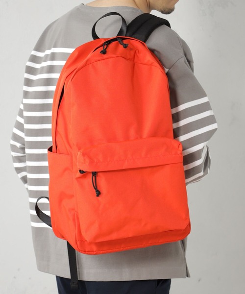 FOUND GOOD（ファウンドグッド）の「軽量撥水リュックM（バックパック/リュック・メンズ・ブラック/ホワイト系5/グリーン系5/オレンジ系5/パープル系5/ベージュ/グリーン/ブルー系/グリーン系1/グレー系/レッド系/ブラウン・M）」の12枚目の写真