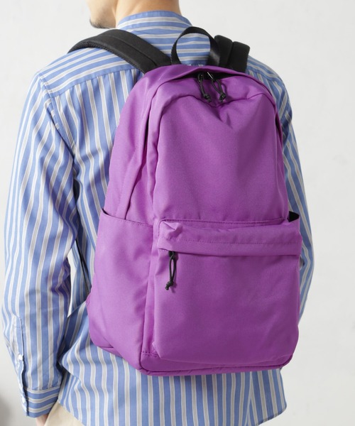 FOUND GOOD（ファウンドグッド）の「軽量撥水リュックM（バックパック/リュック・メンズ・ブラック/ホワイト系5/グリーン系5/オレンジ系5/パープル系5/ベージュ/グリーン/ブルー系/グリーン系1/グレー系/レッド系/ブラウン・M）」の20枚目の写真